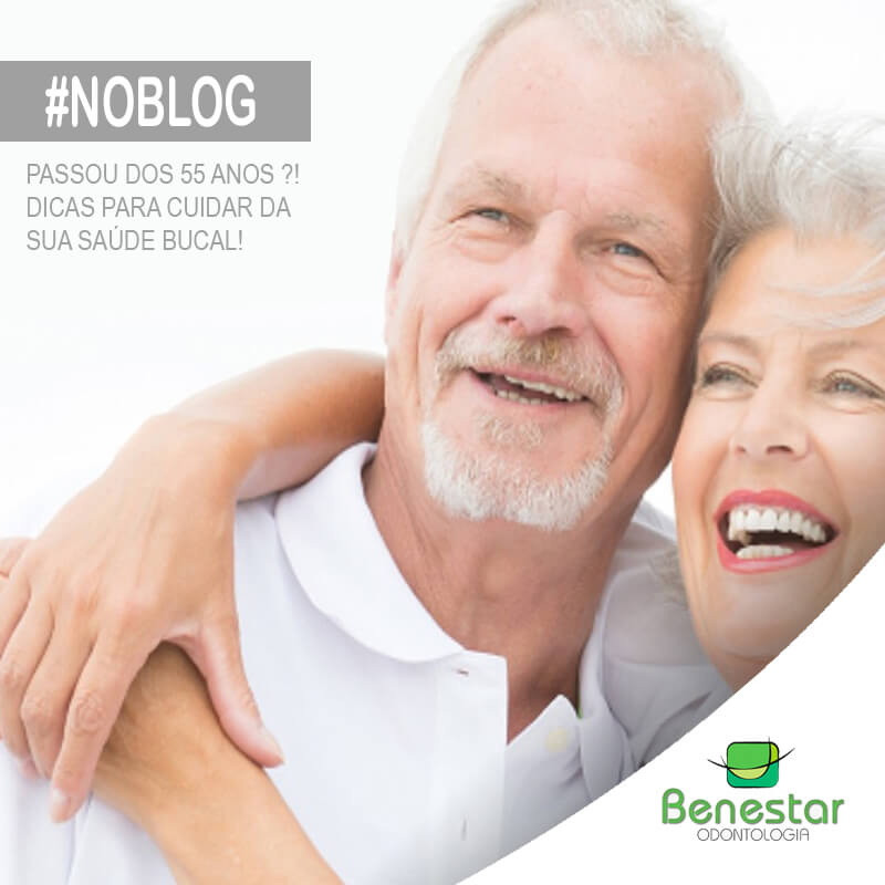 Passou dos 55 anos? Saiba alguns cuidados específicos que você deve ter com a saúde bucal. Passou dos 55 anos? Saiba alguns cuidados específicos que você deve ter com a saúde bucal.